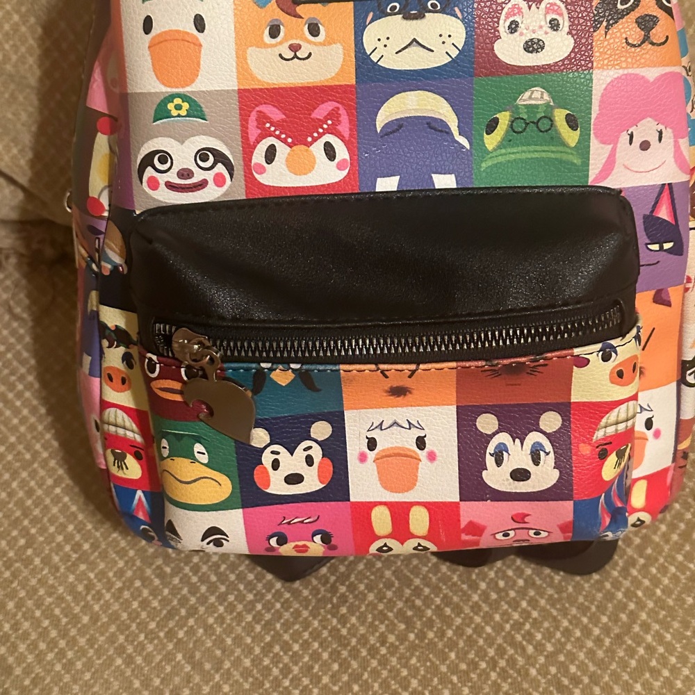 Animal Crossing Bioworld Character Grid Mini Backpack - Picture 2 of 8